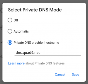 private-dns-quad9