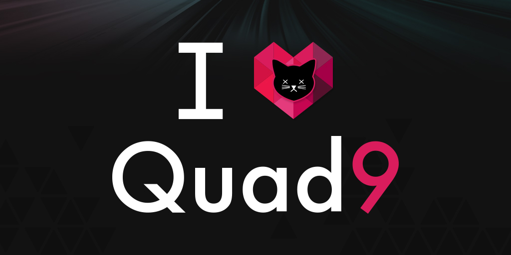 I heart Quad9 DNS